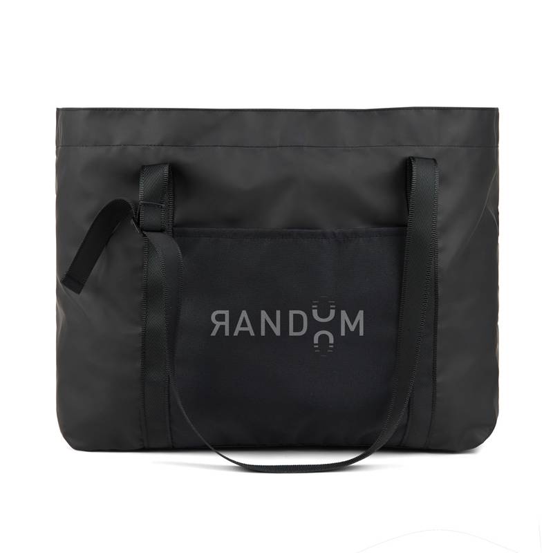 Veľká taška VINGA Livorno z GRS recyklovaného polyesteru, čierna Veľká taška VINGA Livorno z GRS recyklovaného polyesteru, čierna