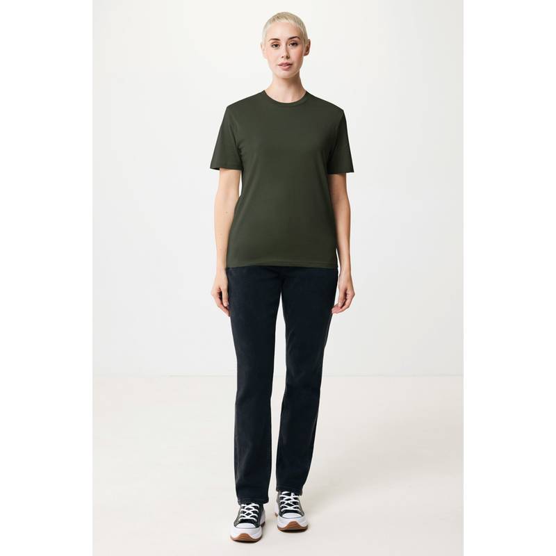 Lehké tričko Iqoniq Sierra z recykl. bavlny, zelená khaki XXS Lehké tričko Iqoniq Sierra z recykl. bavlny, zelená khaki XXS