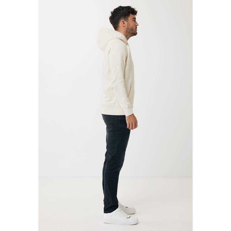 Lehká mikina s kapucí Iqoniq Rila z recykl. bavlny, bílá natural raw XXS Lehká mikina s kapucí Iqoniq Rila z recykl. bavlny, bílá natural raw XXS