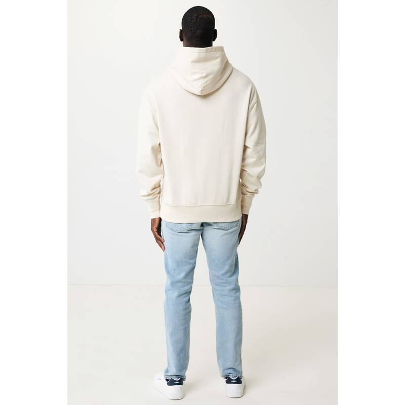 Lehká mikina s kapucí Iqoniq Rila z recykl. bavlny, bílá natural raw XXS Lehká mikina s kapucí Iqoniq Rila z recykl. bavlny, bílá natural raw XXS