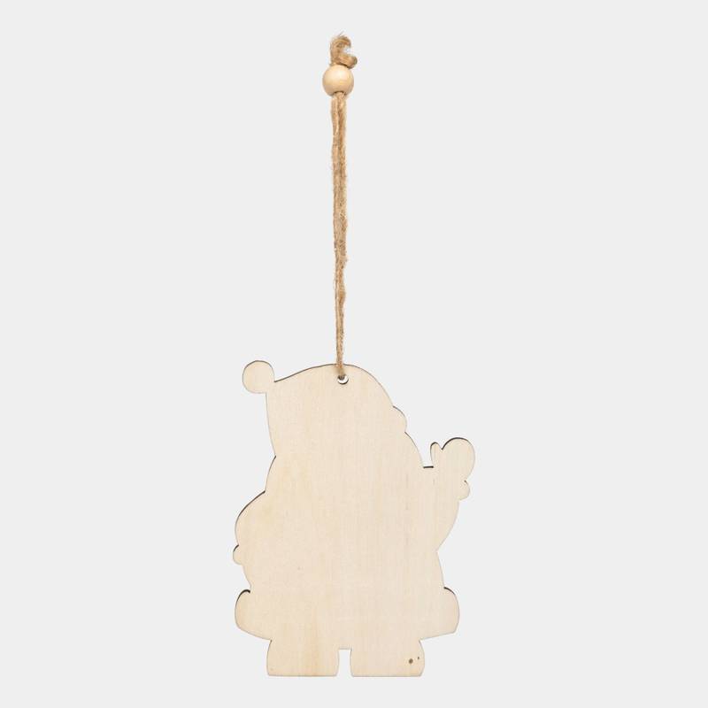 Darček / prívesok na vianočný stromček WOODEN CLAUS, hnedá Darček / prívesok na vianočný stromček WOODEN CLAUS, hnedá