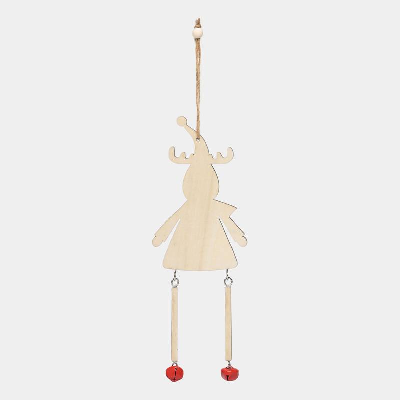 Darček / Prívesok na vianočný stromček WOODEN RUDOLPH, hnedá Darček / Prívesok na vianočný stromček WOODEN RUDOLPH, hnedá