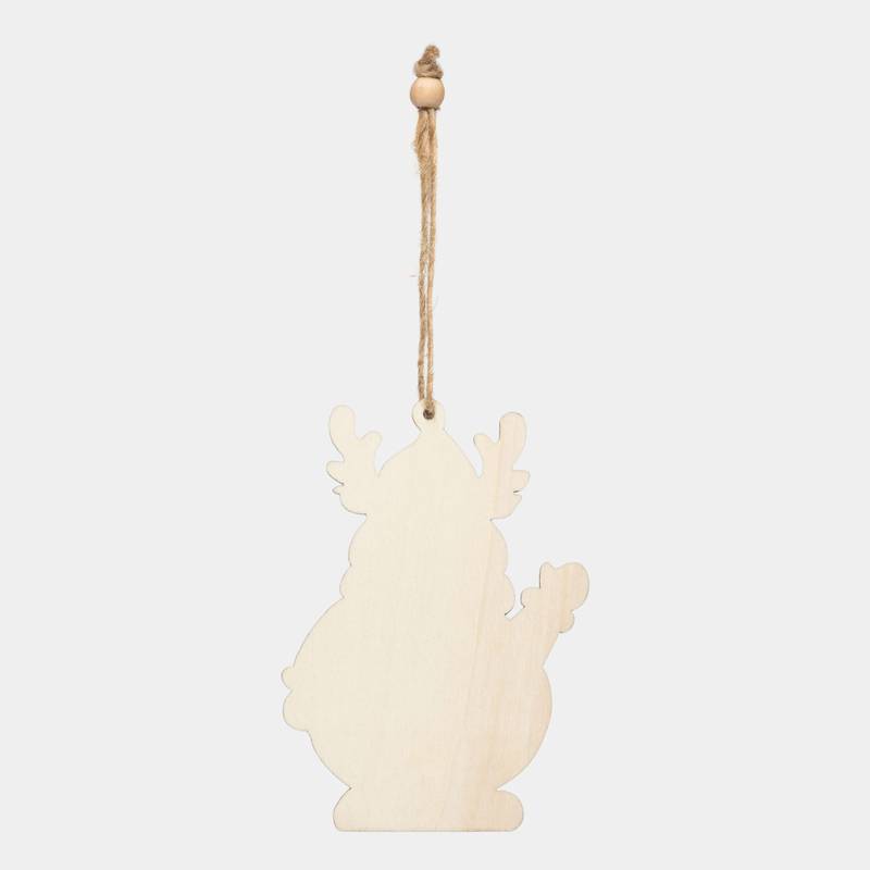 Darček / Prívesok na vianočný stromček WOODEN RUDOLPH, hnedá Darček / Prívesok na vianočný stromček WOODEN RUDOLPH, hnedá