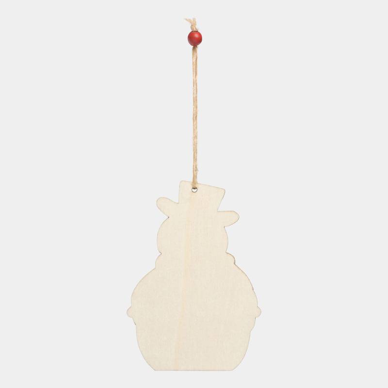 Darček / prívesok na vianočný stromček WOODEN SNOWI, hnedá Darček / prívesok na vianočný stromček WOODEN SNOWI, hnedá