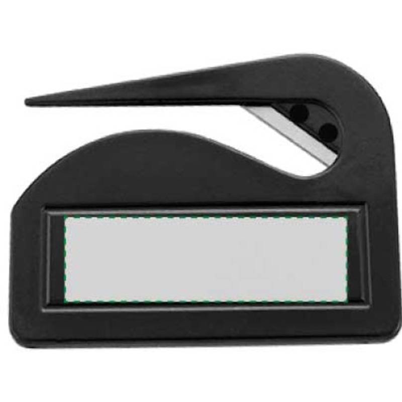 Plastový nôž na otváranie listov, čierna Plastový nôž na otváranie listov, čierna