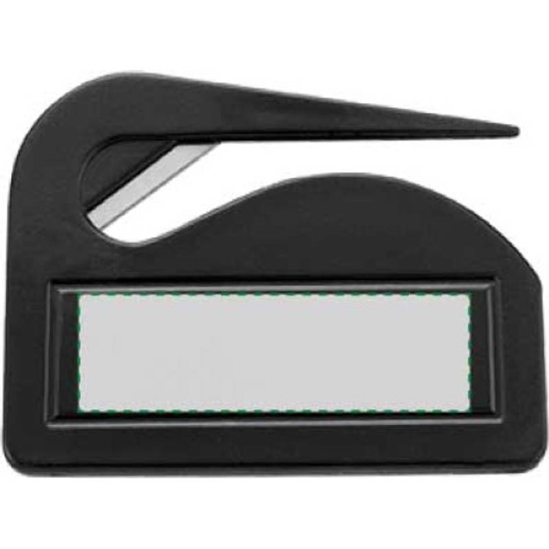 Plastový nôž na otváranie listov, čierna Plastový nôž na otváranie listov, čierna