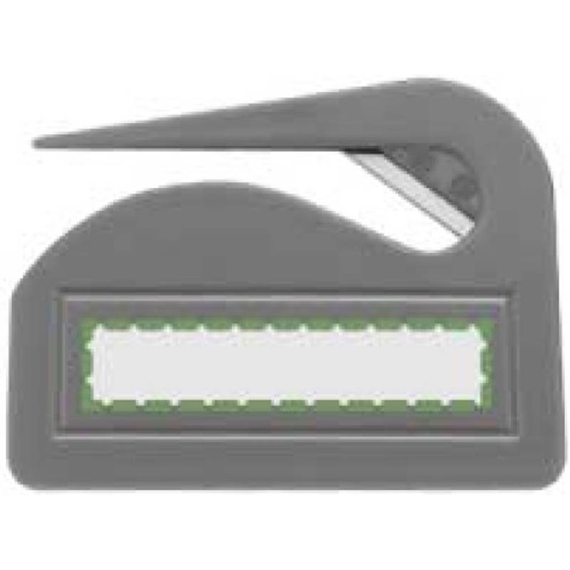 Plastový nôž na otváranie listov, čierna Plastový nôž na otváranie listov, čierna