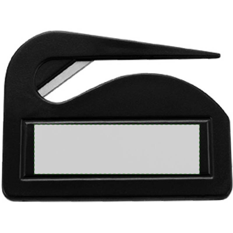 Plastový nôž na otváranie listov, čierna Plastový nôž na otváranie listov, čierna