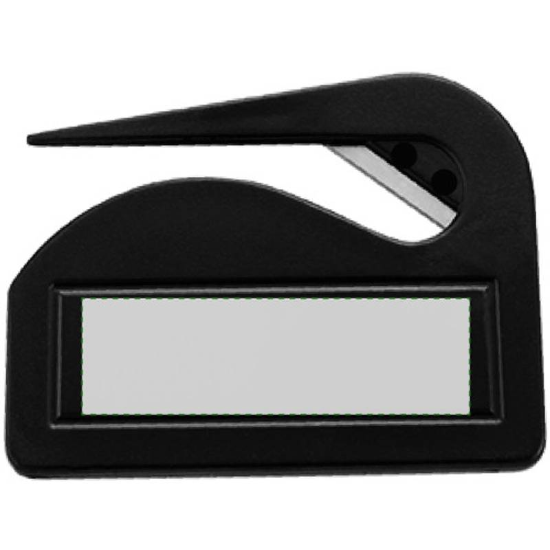 Plastový nôž na otváranie listov, čierna Plastový nôž na otváranie listov, čierna