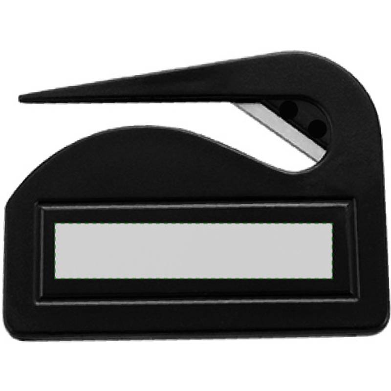 Plastový nôž na otváranie listov, čierna Plastový nôž na otváranie listov, čierna