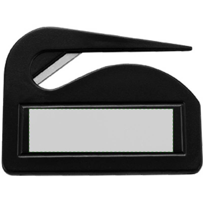 Plastový nôž na otváranie listov, čierna Plastový nôž na otváranie listov, čierna