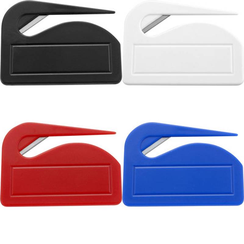 Plastový nôž na otváranie listov, čierna Plastový nôž na otváranie listov, čierna