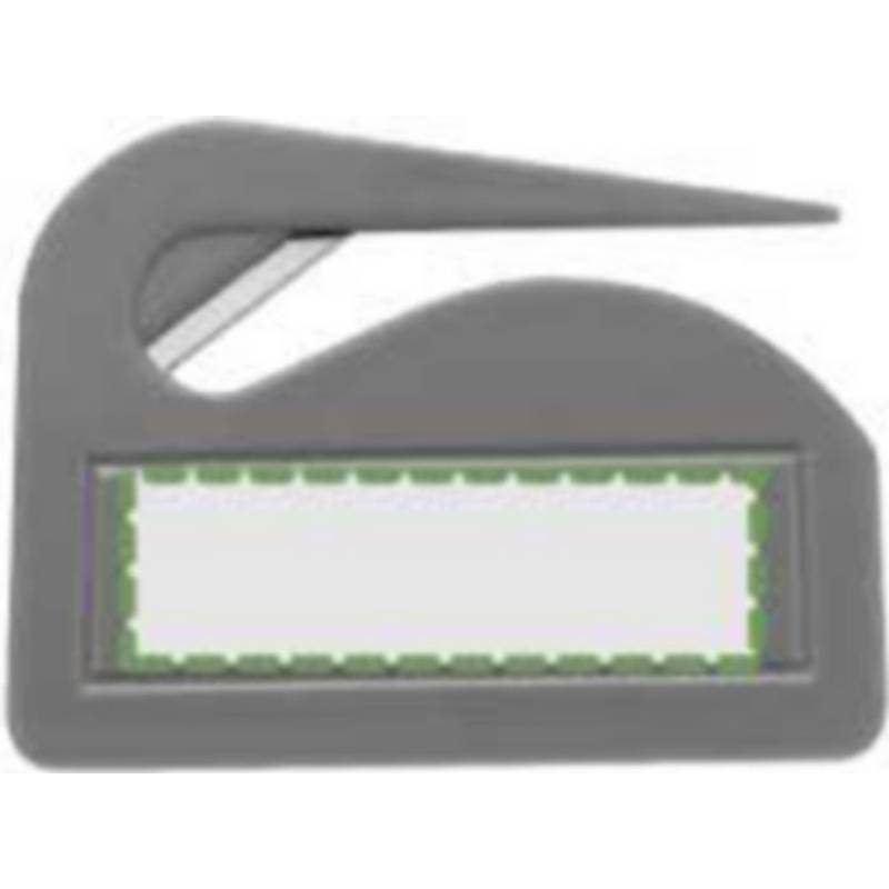 Plastový nôž na otváranie listov, čierna Plastový nôž na otváranie listov, čierna