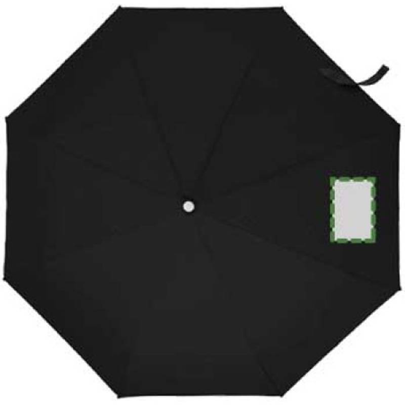 Skládací automatický deštník, černá Skládací automatický deštník, černá