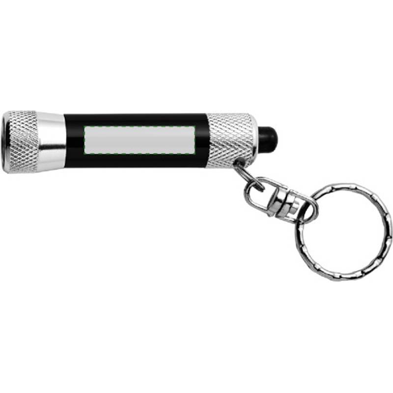 DIAMON klíčenka, LED baterka, černá DIAMON klíčenka, LED baterka, černá