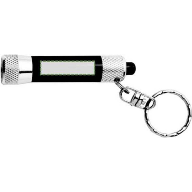 DIAMON klíčenka, LED baterka, černá DIAMON klíčenka, LED baterka, černá