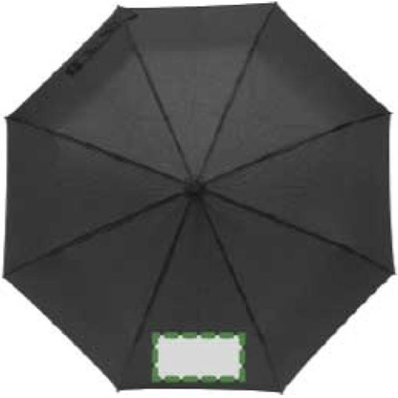 Skládací automatický deštník, pr. 98cm, černý Skládací automatický deštník, pr. 98cm, černý