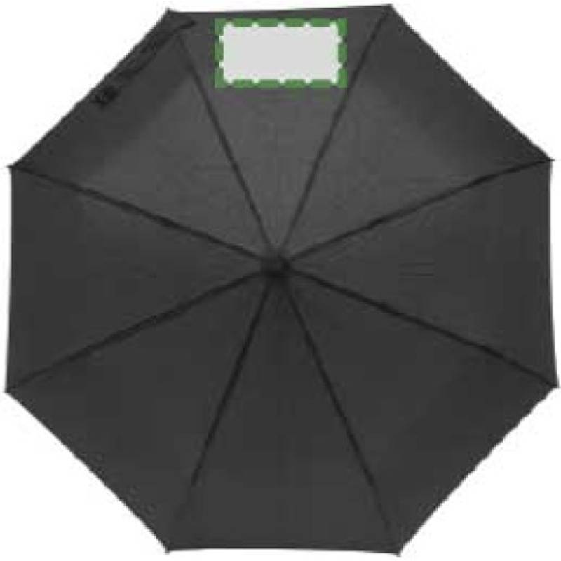 Skládací automatický deštník, pr. 98cm, černý Skládací automatický deštník, pr. 98cm, černý