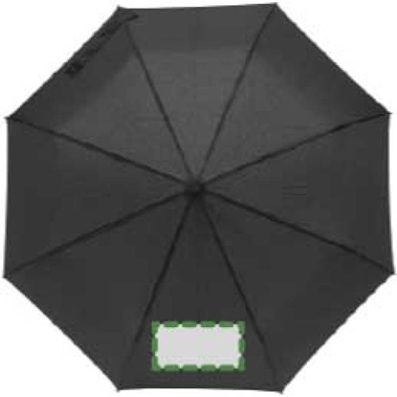 Skládací automatický deštník, pr. 98cm, černý Skládací automatický deštník, pr. 98cm, černý