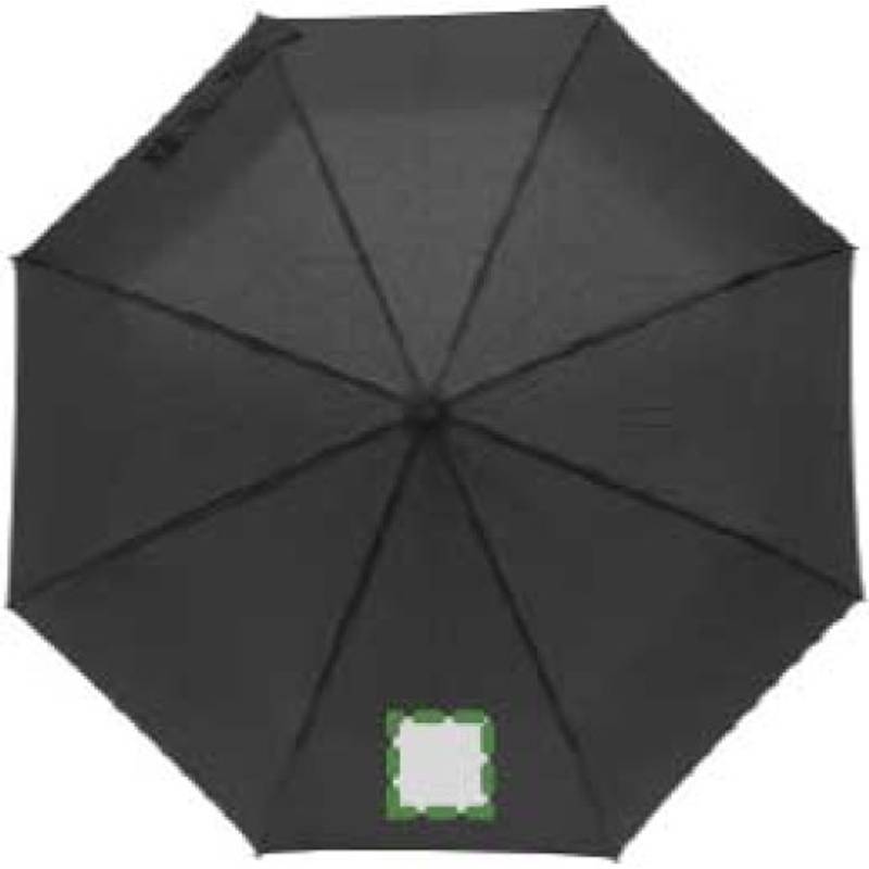 Skládací automatický deštník, pr. 98cm, černý Skládací automatický deštník, pr. 98cm, černý