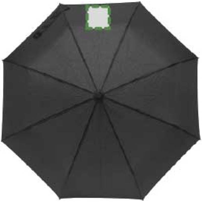 Skládací automatický deštník, pr. 98cm, černý Skládací automatický deštník, pr. 98cm, černý