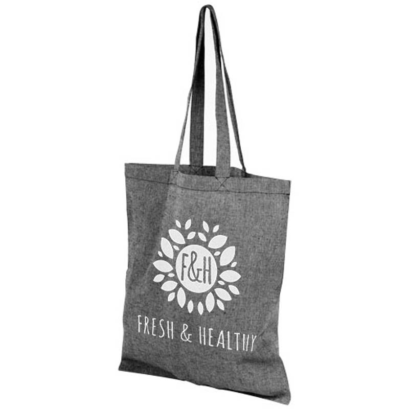 Taška Pheebs z recyklovanej bavlny, šedá Taška Pheebs z recyklovanej bavlny, šedá