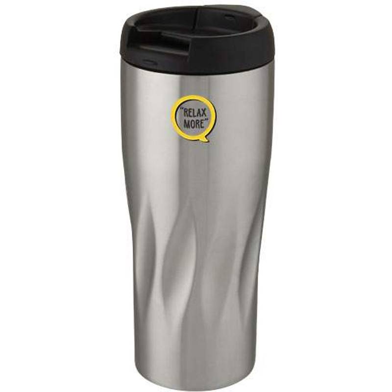 Waves Termohrnček 450 ml, sivá strieborná Waves Termohrnček 450 ml, sivá strieborná