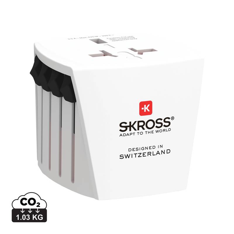 Cestovný adaptér SKROSS World MUV Micro, biela Cestovný adaptér SKROSS World MUV Micro, biela