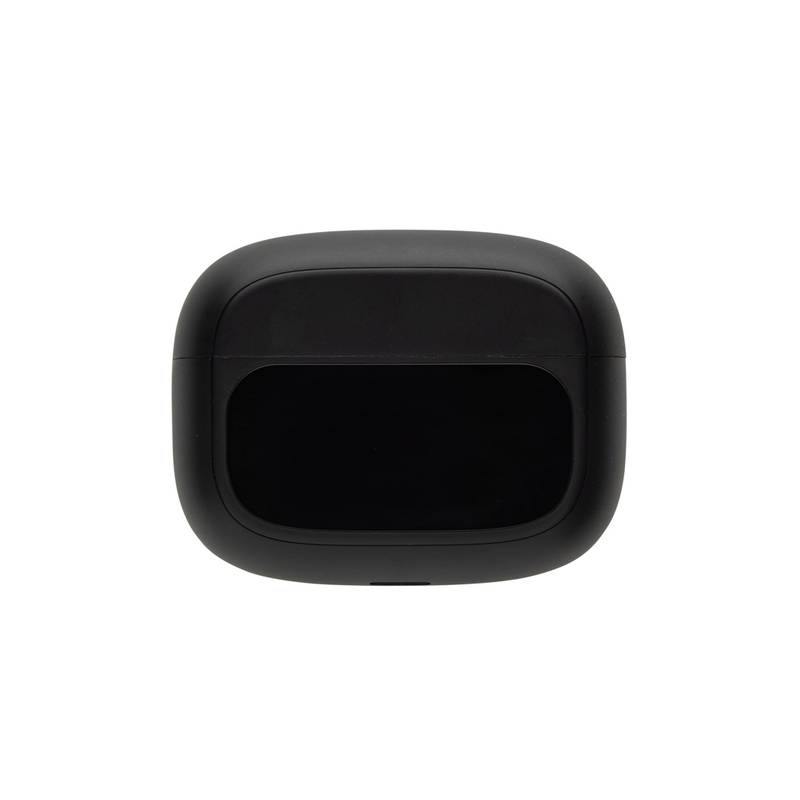 Slúchadlá Airtune RCS z recyklovaného plastu ANC s displejom, čierna Slúchadlá Airtune RCS z recyklovaného plastu ANC s displejom, čierna