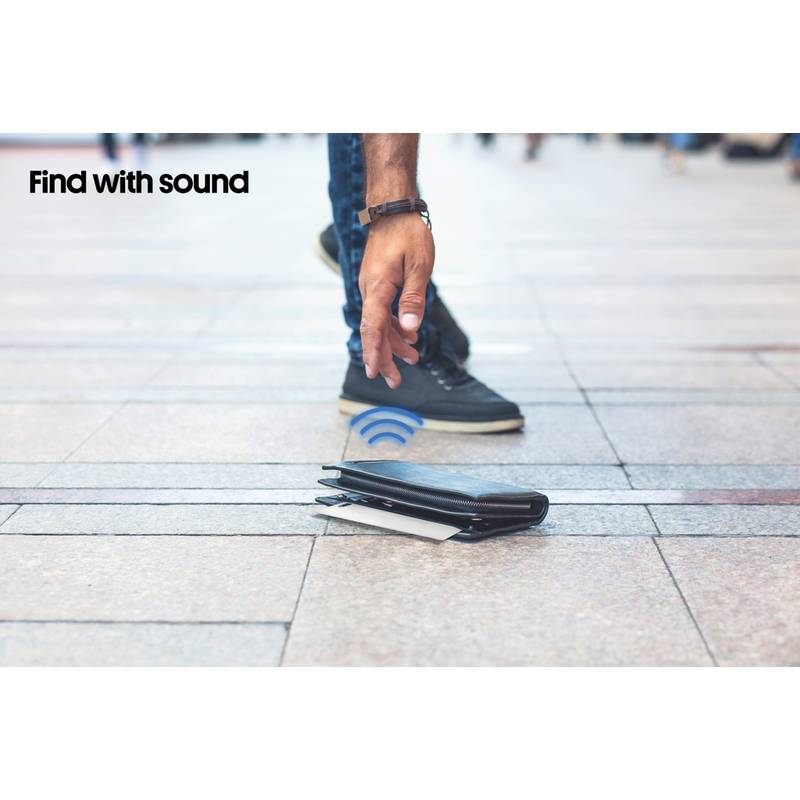 Karta s lokátorom Findcard z RCS recykl. plastu, biela Karta s lokátorom Findcard z RCS recykl. plastu, biela