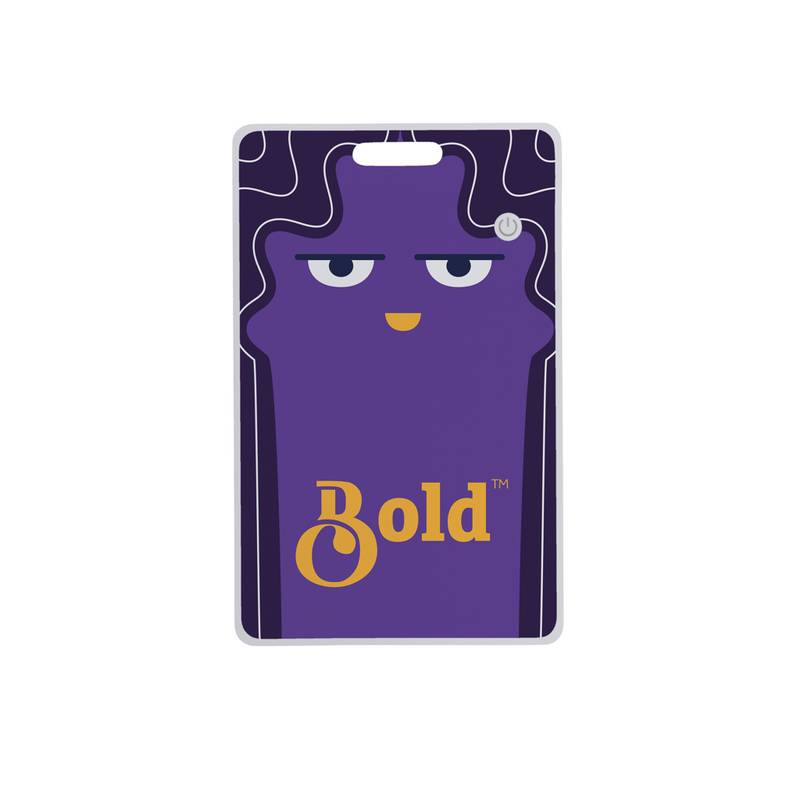 Ultratenká karta s nabíjecím lokátorem Findit z RCS plastu, bílá Ultratenká karta s nabíjecím lokátorem Findit z RCS plastu, bílá