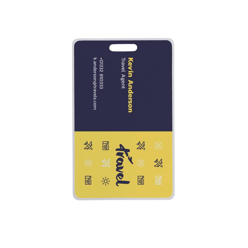 Ultratenká karta s nabíjecím lokátorem Findit z RCS plastu, bílá Ultratenká karta s nabíjecím lokátorem Findit z RCS plastu, bílá