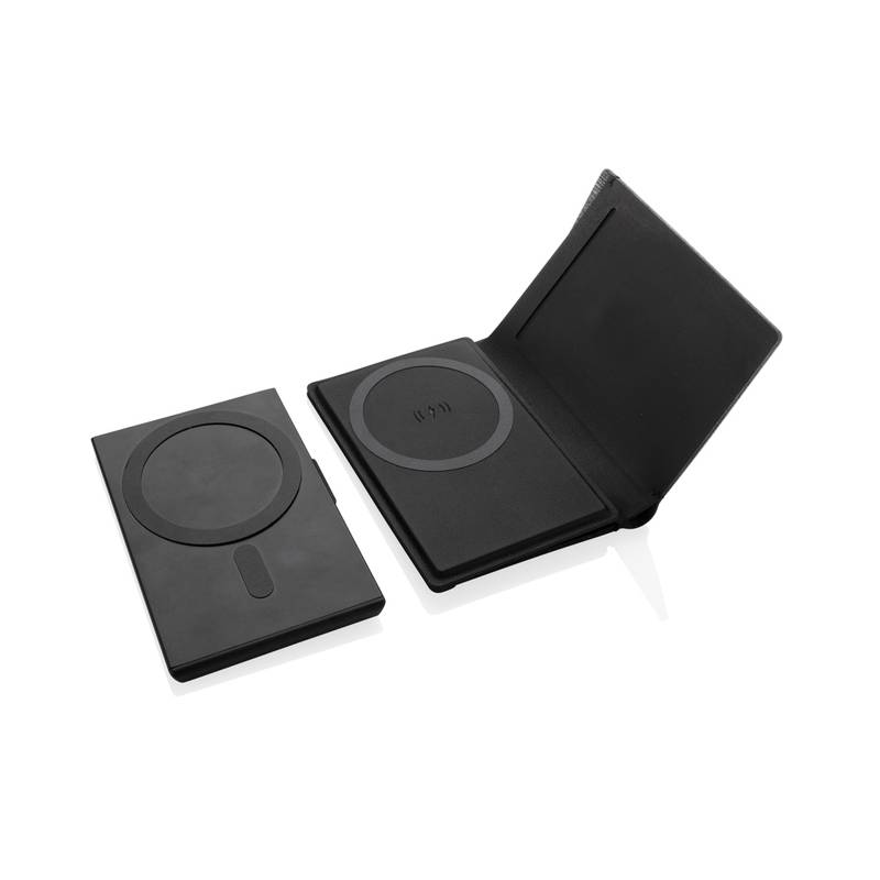 Peňaženka s nabíjacím lokátorom Seekcard z RCS polyesteru, čierna Peňaženka s nabíjacím lokátorom Seekcard z RCS polyesteru, čierna