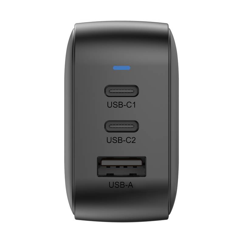 Urban Vitamin Santa Cruz RCS recykl. pl. 70W nabíjačka GAN, čierna Urban Vitamin Santa Cruz RCS recykl. pl. 70W nabíjačka GAN, čierna