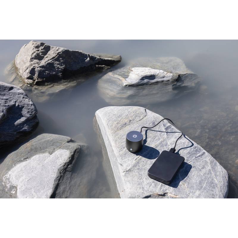 Powerbanka Boostcore 5000mAh s USB C z RCS recykl. plastu, čierna Powerbanka Boostcore 5000mAh s USB C z RCS recykl. plastu, čierna