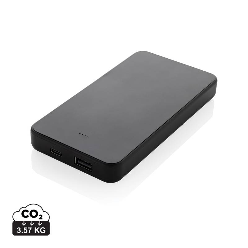Powerbanka Boostcore 10000mAh s USB C z RCS recykl. plastu, čierna Powerbanka Boostcore 10000mAh s USB C z RCS recykl. plastu, čierna