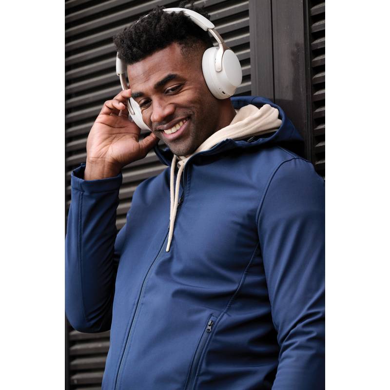 Slúchadlá Soundpro ANC z RCS recyklovaného plastu, biela Slúchadlá Soundpro ANC z RCS recyklovaného plastu, biela