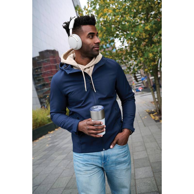 Slúchadlá Soundpro ANC z RCS recyklovaného plastu, biela Slúchadlá Soundpro ANC z RCS recyklovaného plastu, biela