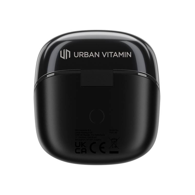 Bezdrátová sluchátka Urban Vitamin Long Beach ENC z rPET, černá Bezdrátová sluchátka Urban Vitamin Long Beach ENC z rPET, černá