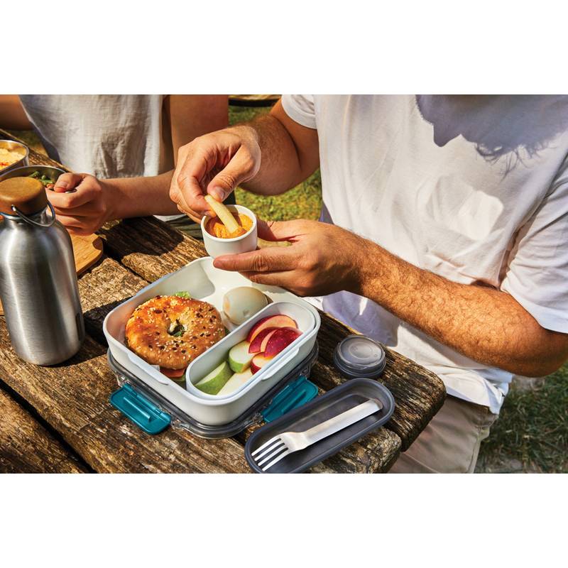 Krabička na jedlo Original Black+Blum, modrá tyrkysová Krabička na jedlo Original Black+Blum, modrá tyrkysová