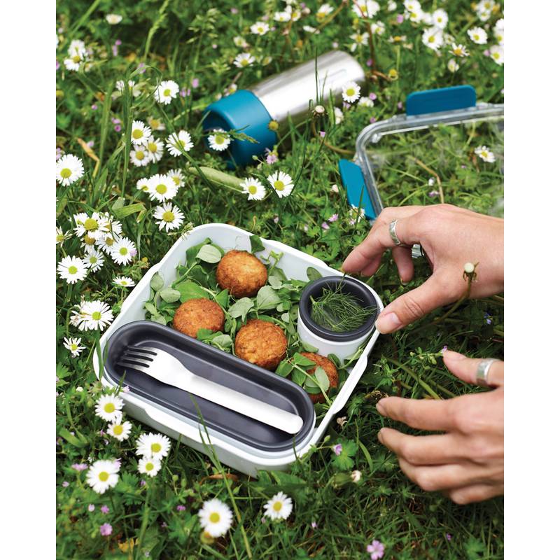 Krabička na jedlo Original Black+Blum, modrá tyrkysová Krabička na jedlo Original Black+Blum, modrá tyrkysová