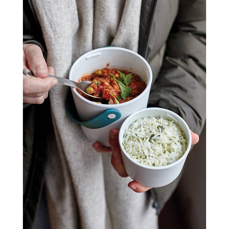 Nádoba na jídlo Original Black+Blum, modrá tyrkysová Nádoba na jídlo Original Black+Blum, modrá tyrkysová