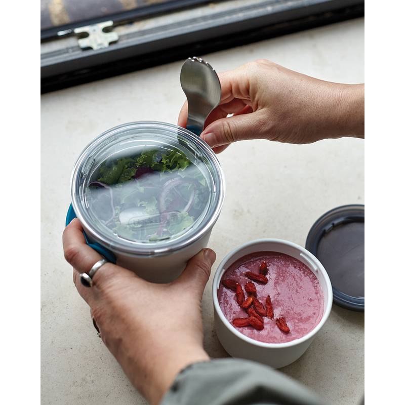 Nádoba na jídlo Original Black+Blum, modrá tyrkysová Nádoba na jídlo Original Black+Blum, modrá tyrkysová