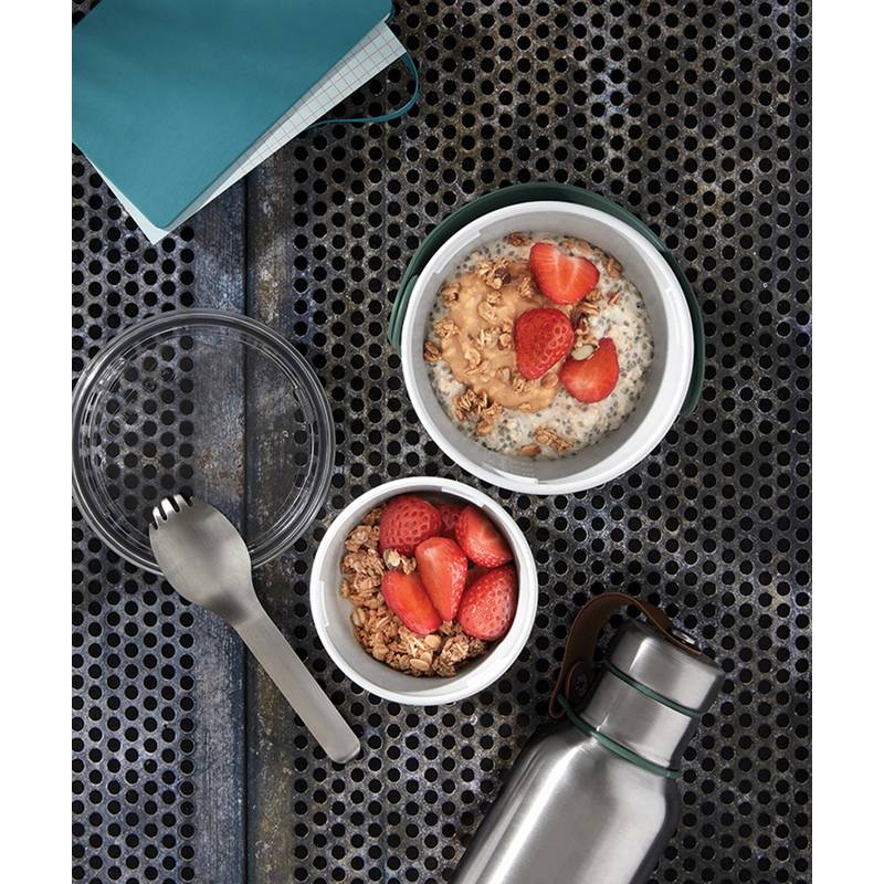 Nádoba na jídlo Original Black+Blum, modrá tyrkysová Nádoba na jídlo Original Black+Blum, modrá tyrkysová