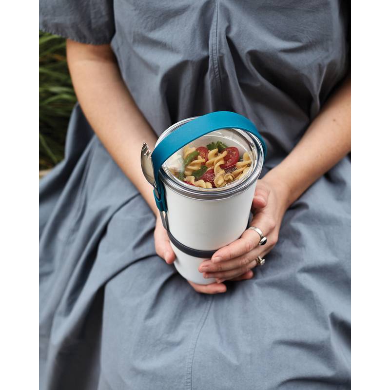 Nádoba na jídlo Original Black+Blum, modrá tyrkysová Nádoba na jídlo Original Black+Blum, modrá tyrkysová