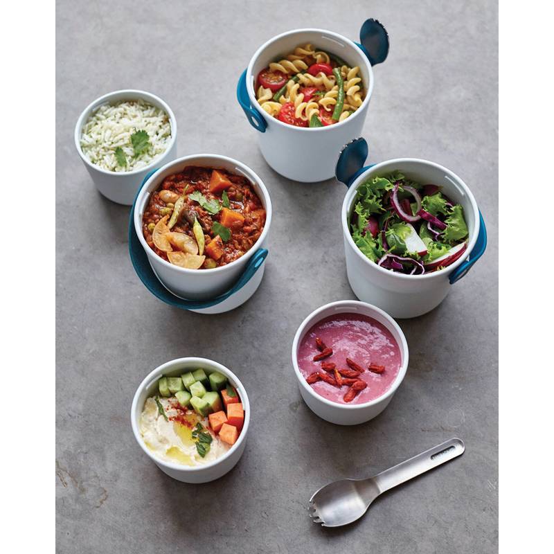 Nádoba na jídlo Original Black+Blum, modrá tyrkysová Nádoba na jídlo Original Black+Blum, modrá tyrkysová