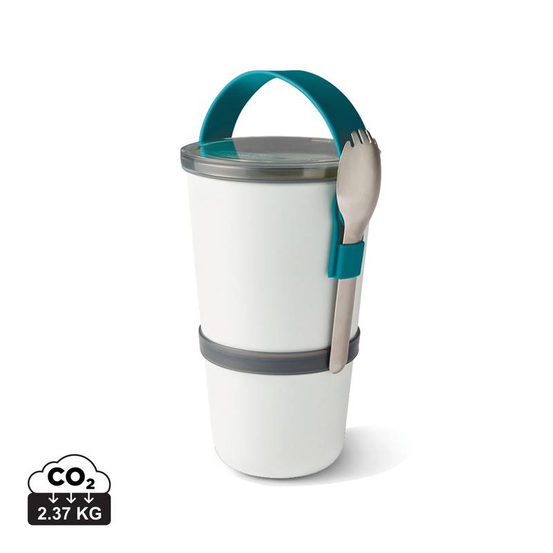 Nádoba na jedlo Original Black+Blum, modrá tyrkysová Nádoba na jedlo Original Black+Blum, modrá tyrkysová