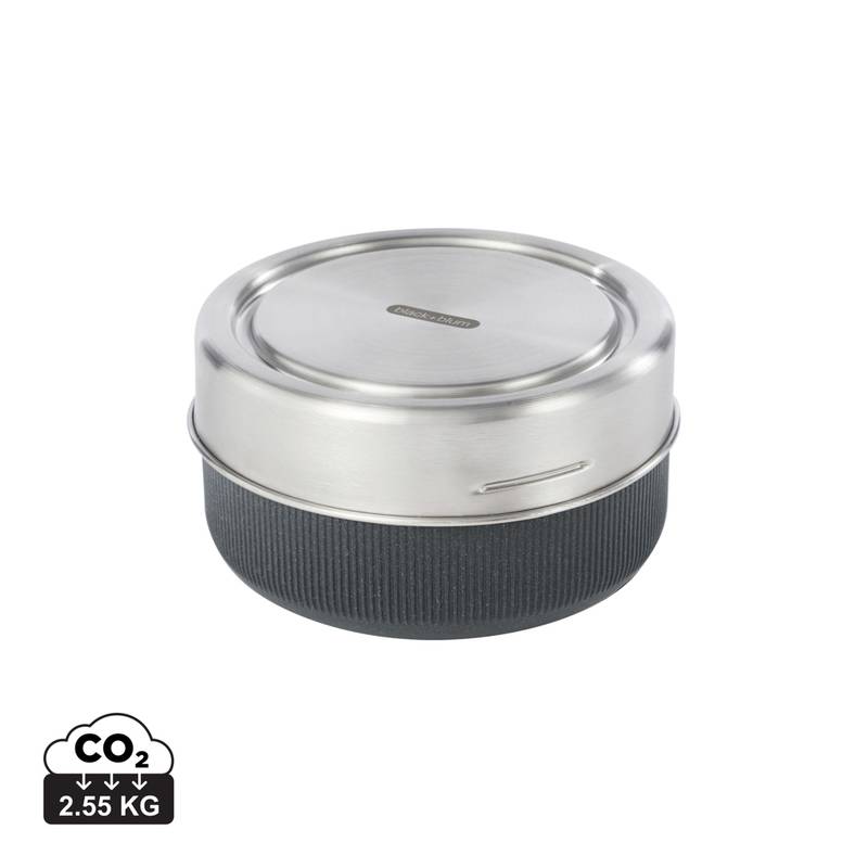 Sklenená miska na jedlo 750ml Black+Blum, sivá strieborná Sklenená miska na jedlo 750ml Black+Blum, sivá strieborná