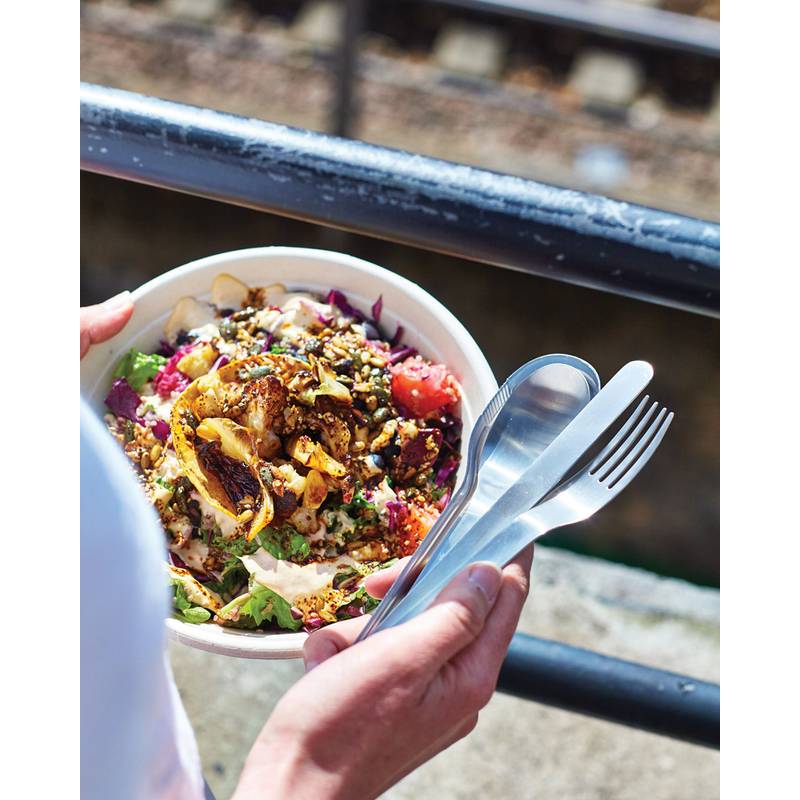 Súprava príborov Black+Blum, sivá strieborná Súprava príborov Black+Blum, sivá strieborná