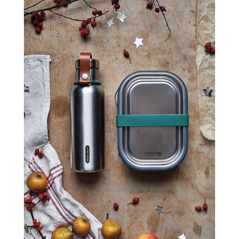 Malá termo fľaša na vodu 500 ml Black+Blum, modrá tyrkysová Malá termo fľaša na vodu 500 ml Black+Blum, modrá tyrkysová